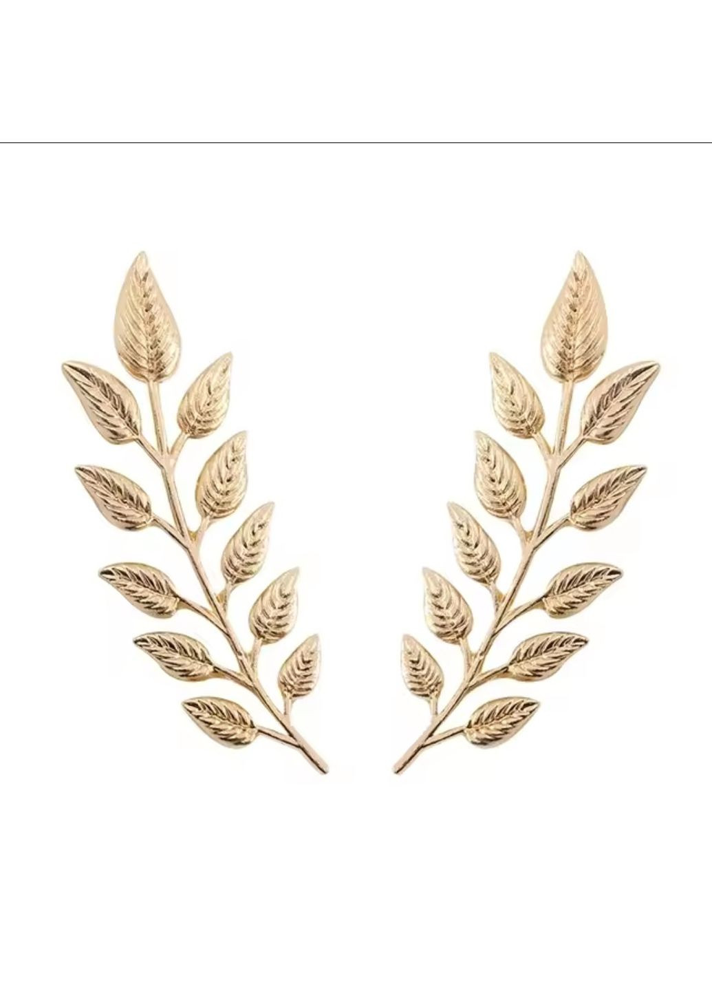 Комплект брошок на комір, лацкан, прикраса на одяг брошка Золоті гілочки China (366875204)