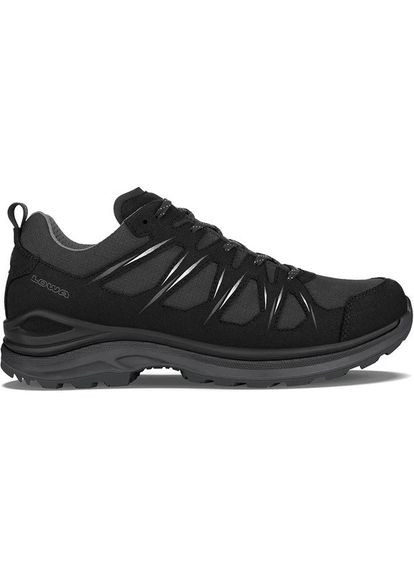 Цветные демисезонные кроссовки мужские innox evo ii gtx черный-серый Lowa