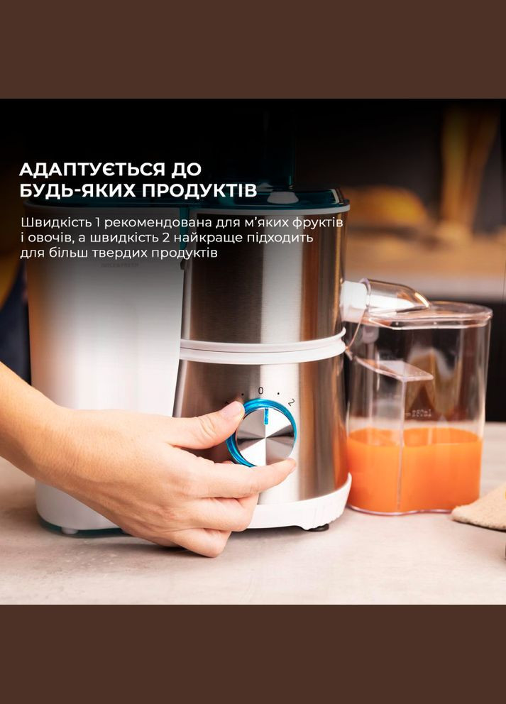 Соковитискач Juice&Fresh 400 Titan White Cecotec (322718535)