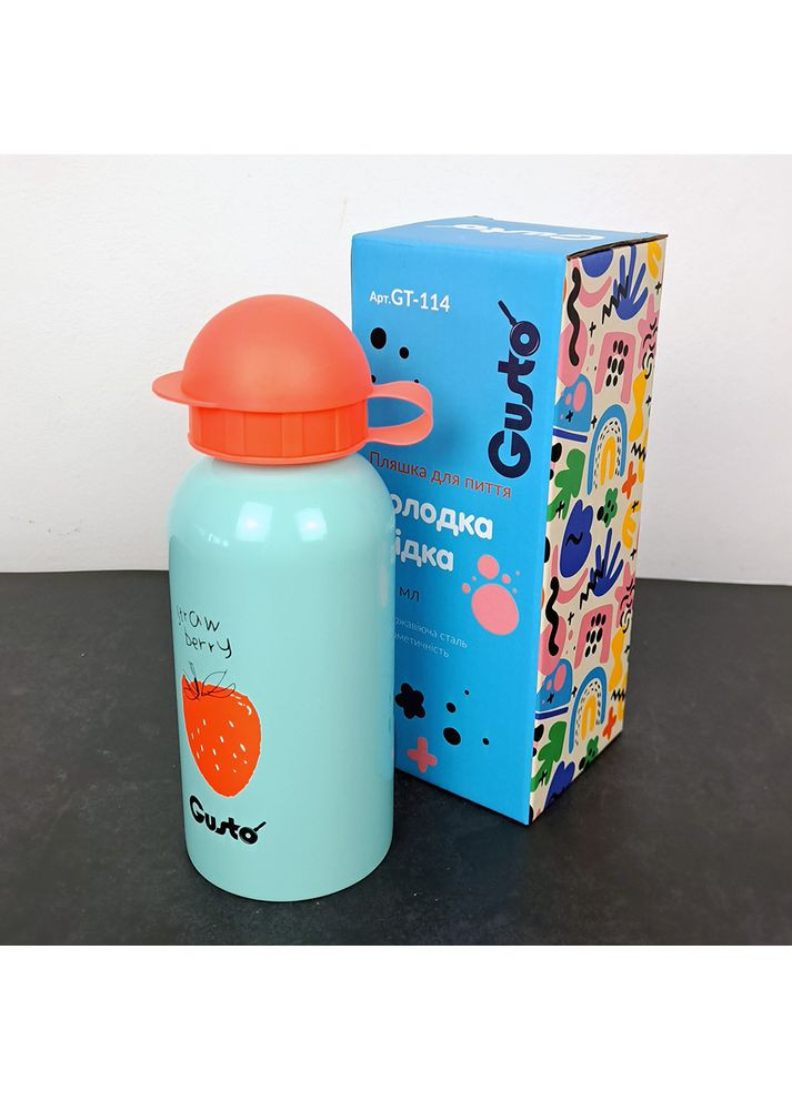 Пляшка для пиття GT114 Солодка ягідка 400 мл (88433) Gusto (307867969)