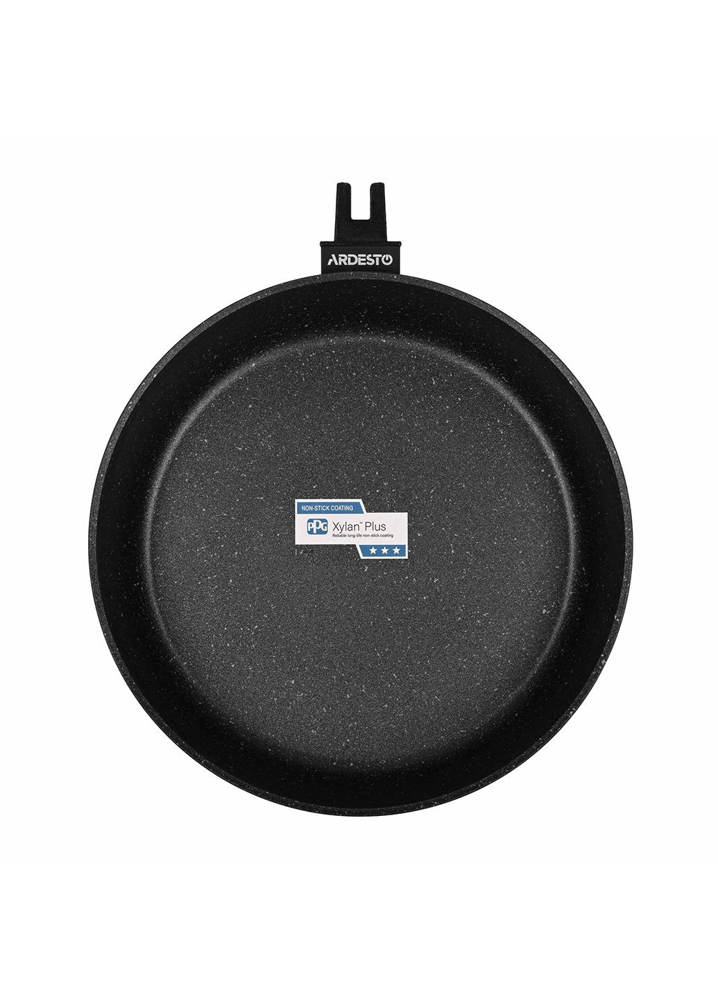 Сковорода глубокая со съемной ручкой Gemini Bari, 26см, алюминий, черный AR1226B Ardesto (306514065)