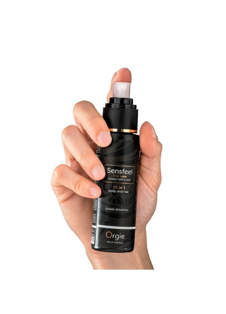 Лосьйон із феромонами для тіла та волосся Sensfeel Seduction Elixir 10 in 1 for Man (100 мл) Orgie (367722777)