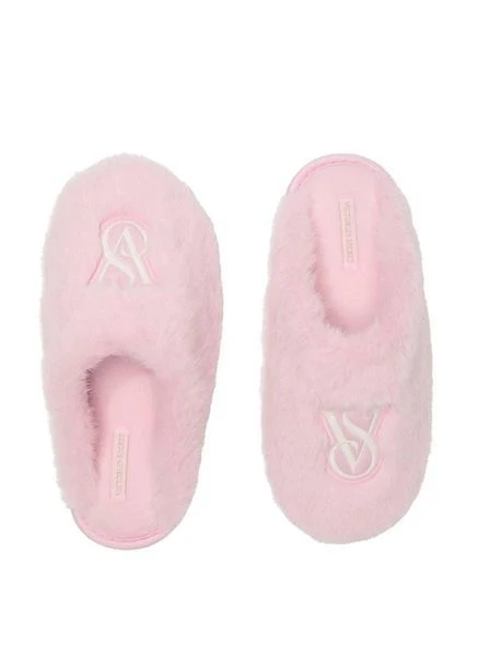 Розовые женские домашние тапочки розовые (l) 39-40 Victoria's Secret