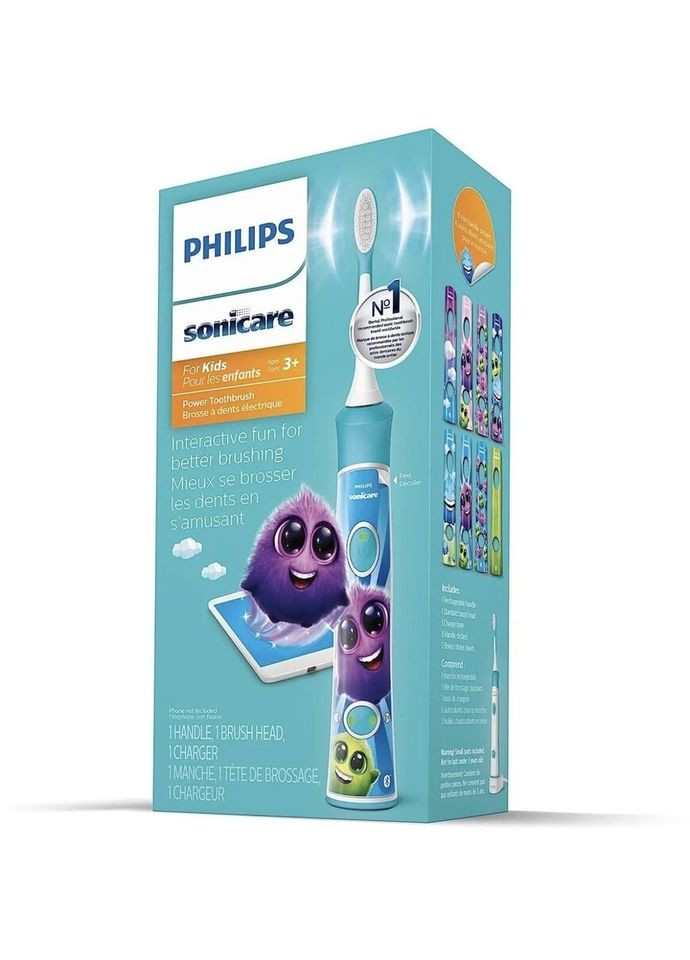 Детская электрическая звуковая зубная щетка Sonicare For Kids HX6321/02 Philips (280265876)