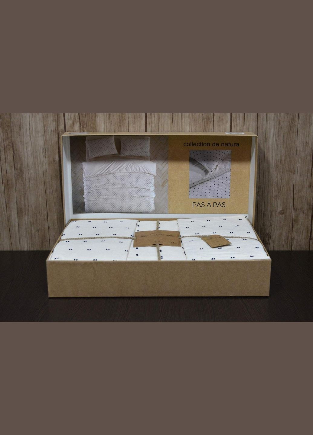 Постельное белье Stonewashed Ranforse 200 х 220 см Pas a Pas Krem Limasso (318382158)