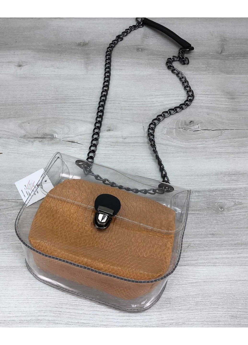 Cумка женская «Селена» с горчичной косметичкой (никель) WeLassie (315688316)