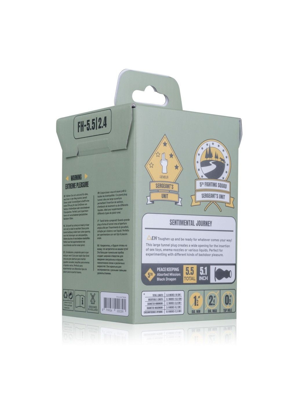 Анальная пробка - Foxhole Hollow Butt Plug BUTTR (349836935)