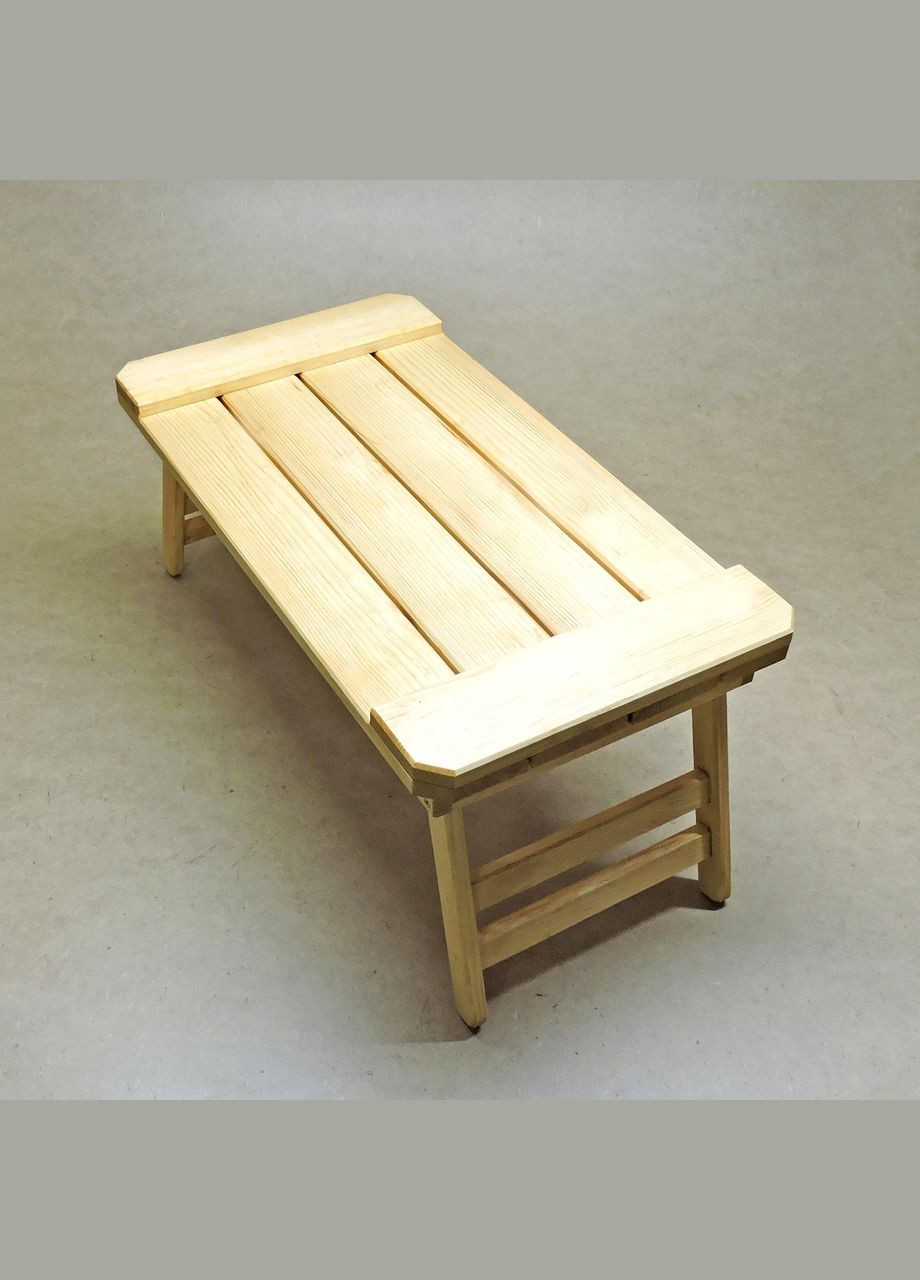 Столик-поднос для завтрака из дерева Огайо карри (СТП-000803) No Brand (327865042)