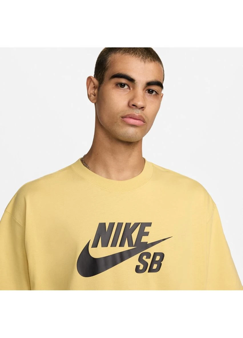 Жовта футболка msb tee logo hbr yellow cv7539-700 Nike