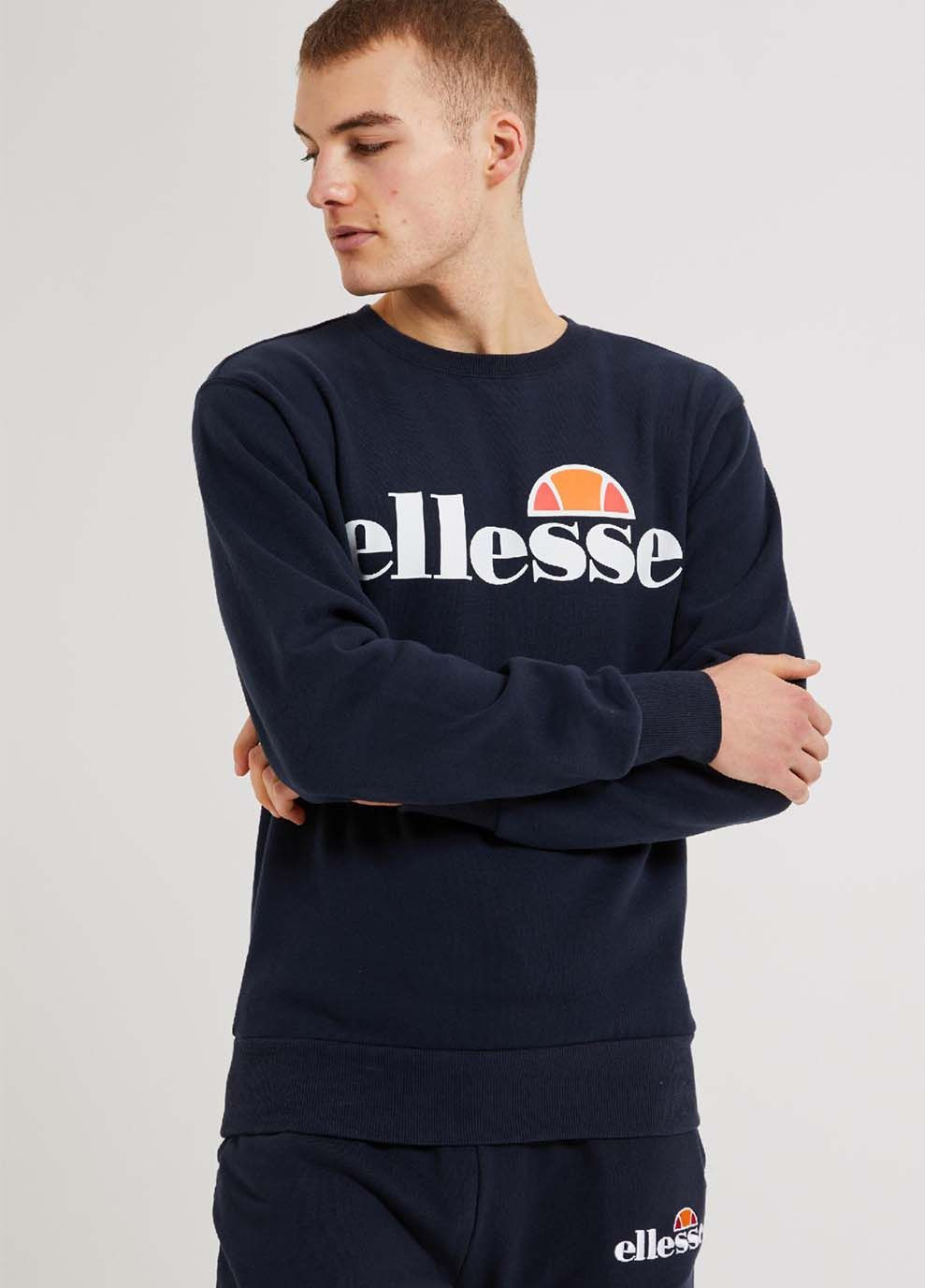 Темно-синий мужской свитшот ellesseluccisoweatshirt темно-синий Ellesse (367585556)