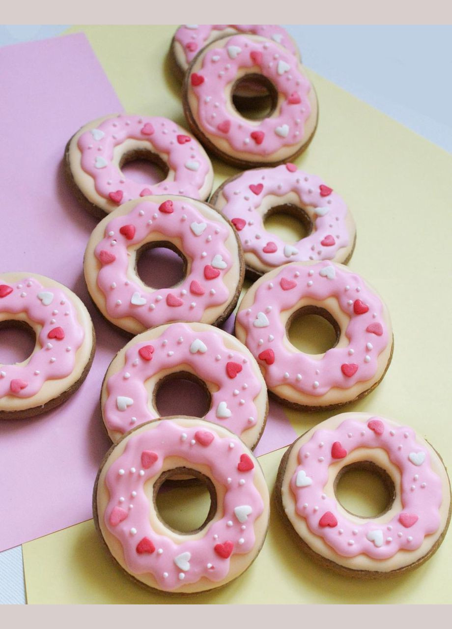 Пряник "Пончик" 10 см No Brand (365865211)