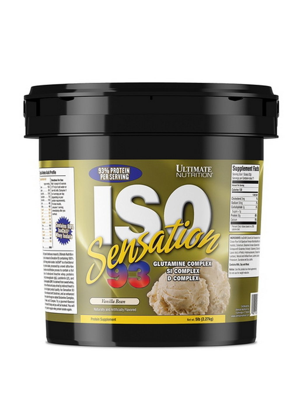 Протеин Ultimate Iso Sensation, 2.27 кг Ваниль Ultimate Nutrition (293417834)