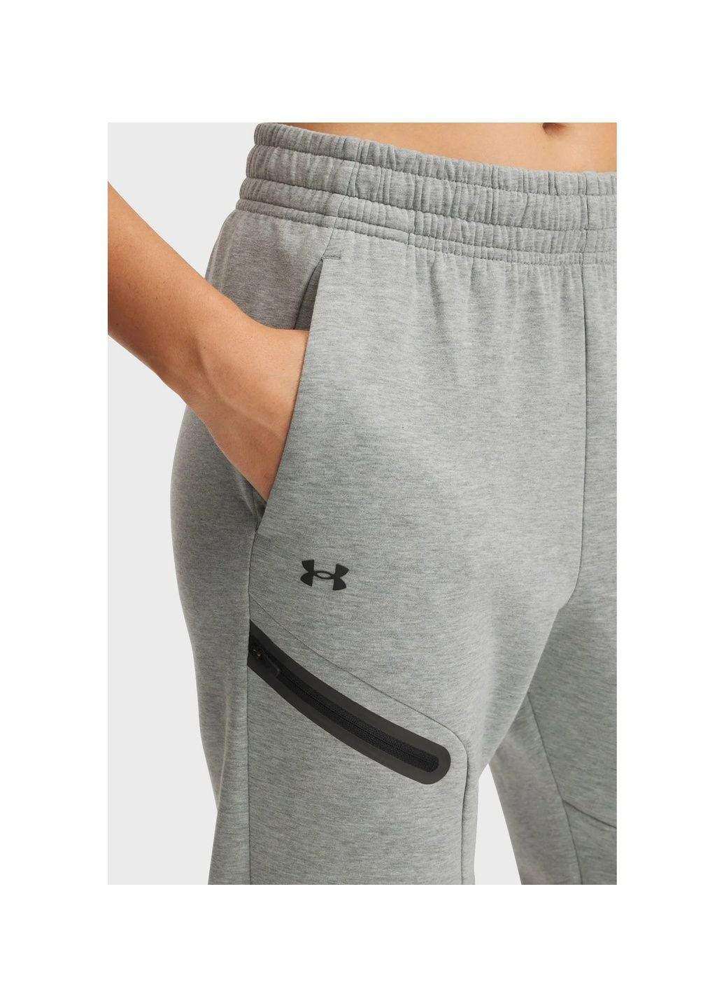 Брюки женские Unstoppable Flc Jogger Grey 1379846-348 Under Armour (364662713)
