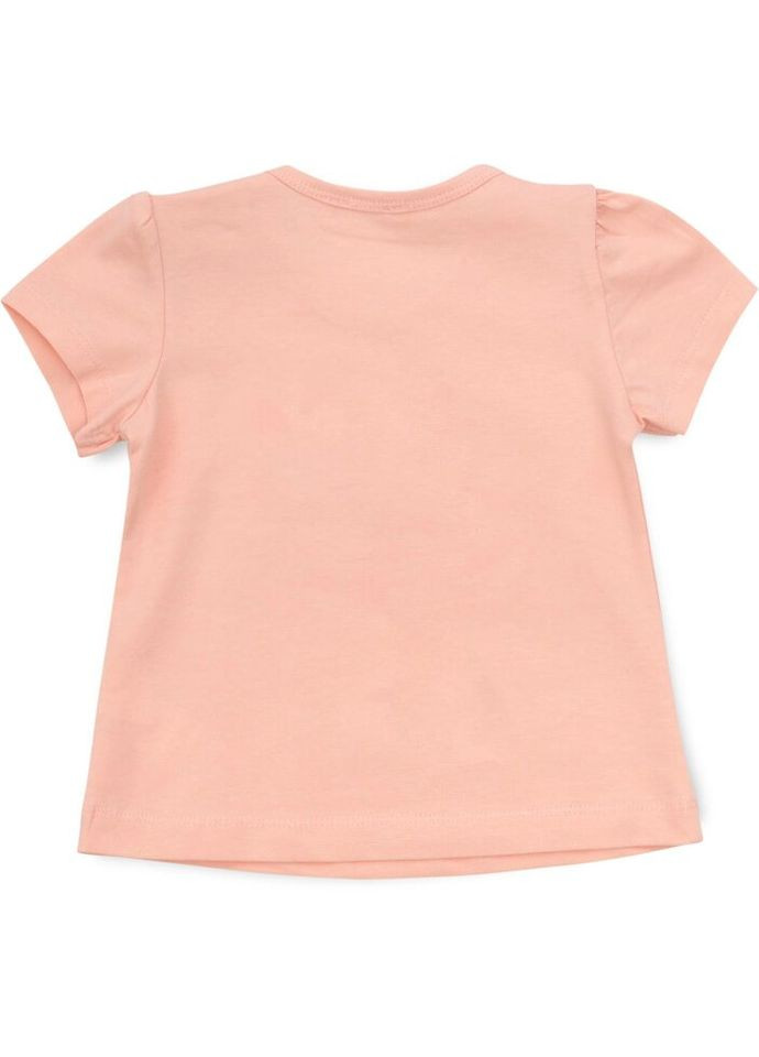 Комбинированный летний набор детской одежды с единорогом (17143-104g-peach) Breeze