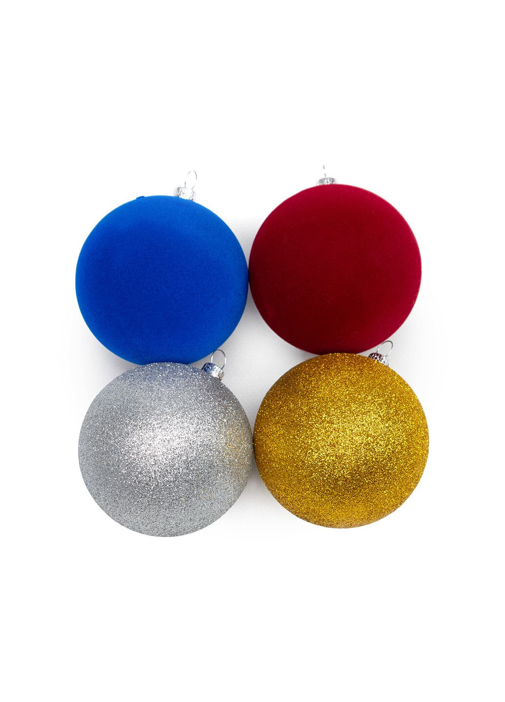Набір кульок для ялинки колір різнокольоровий ЦБ-00238256 No Brand (282925039)