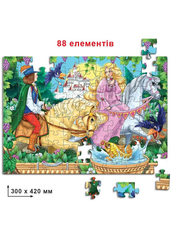 Детские пазлы Золотовласка 83330, 88 элементов No Brand (329897605)