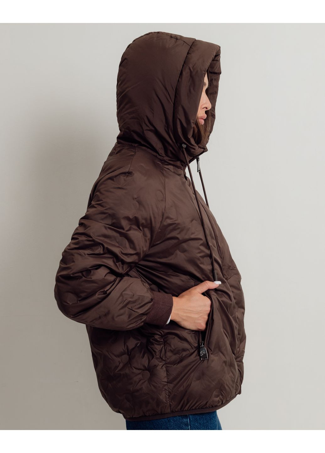 Коричнева демісезонна куртка демісезонна Jc.Rosy Pink