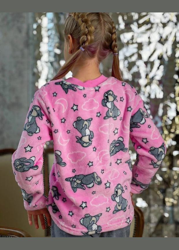 Рожева зимня піжама для дівчинки hc (h001-6079-035-5) No Brand