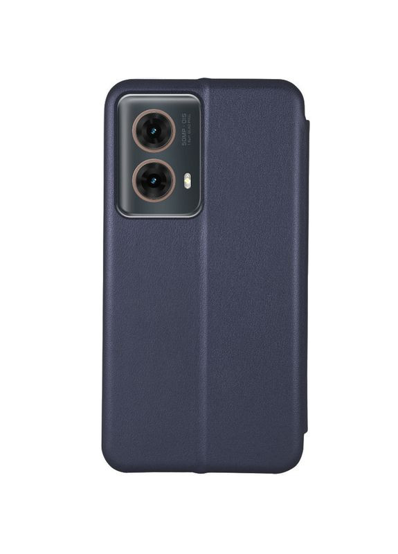 Кожаный чехол-книжка Classy для Motorola Moto G85 Navy Blue No Brand (345560831)