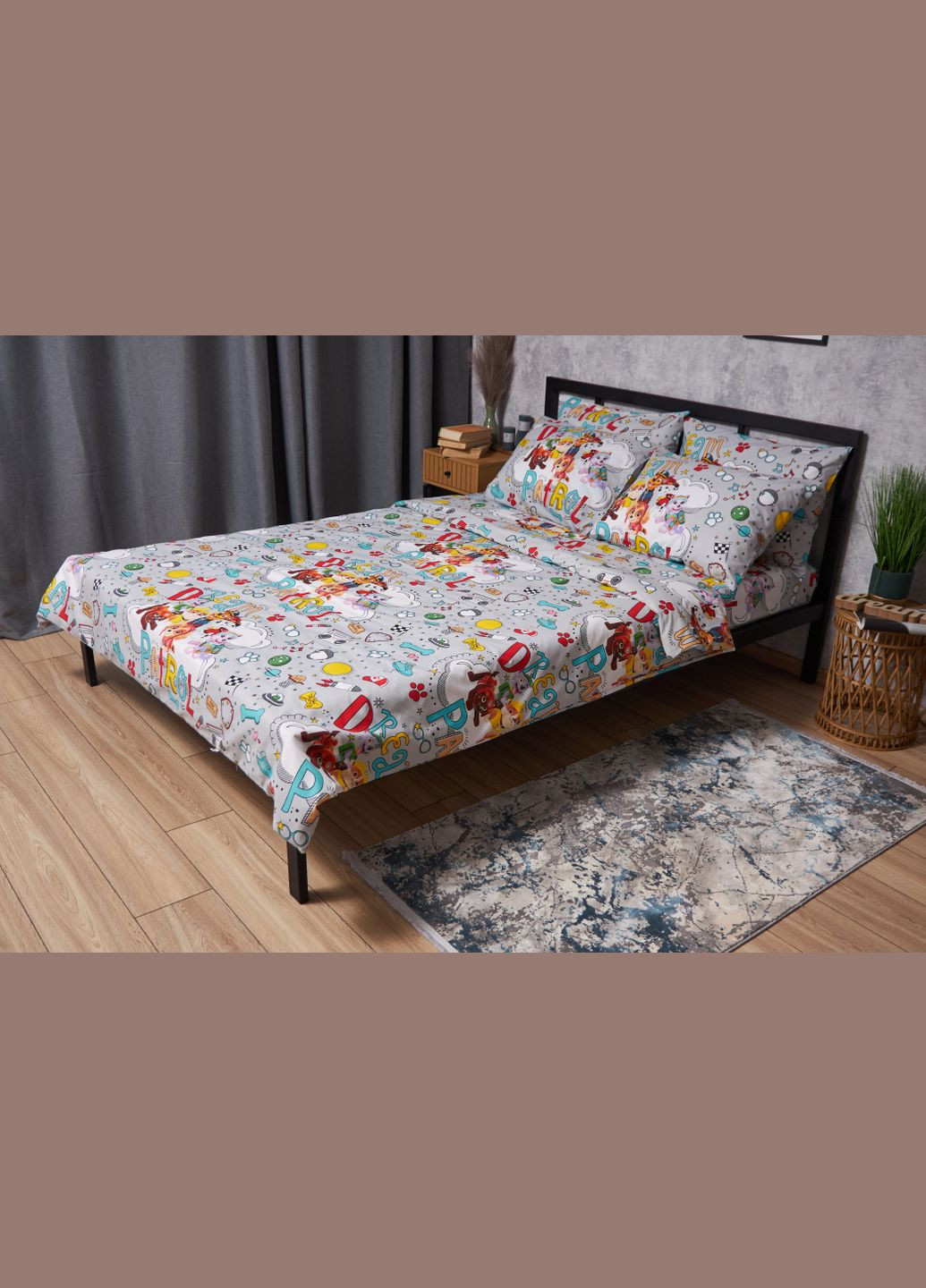 Комплект постельного белья Бязь Gold Люкс «Dream Patrol» Детский 110х140 наволочки 2х50х70 (MS-830000147) Moon&Star DreamPatrol (293173232)