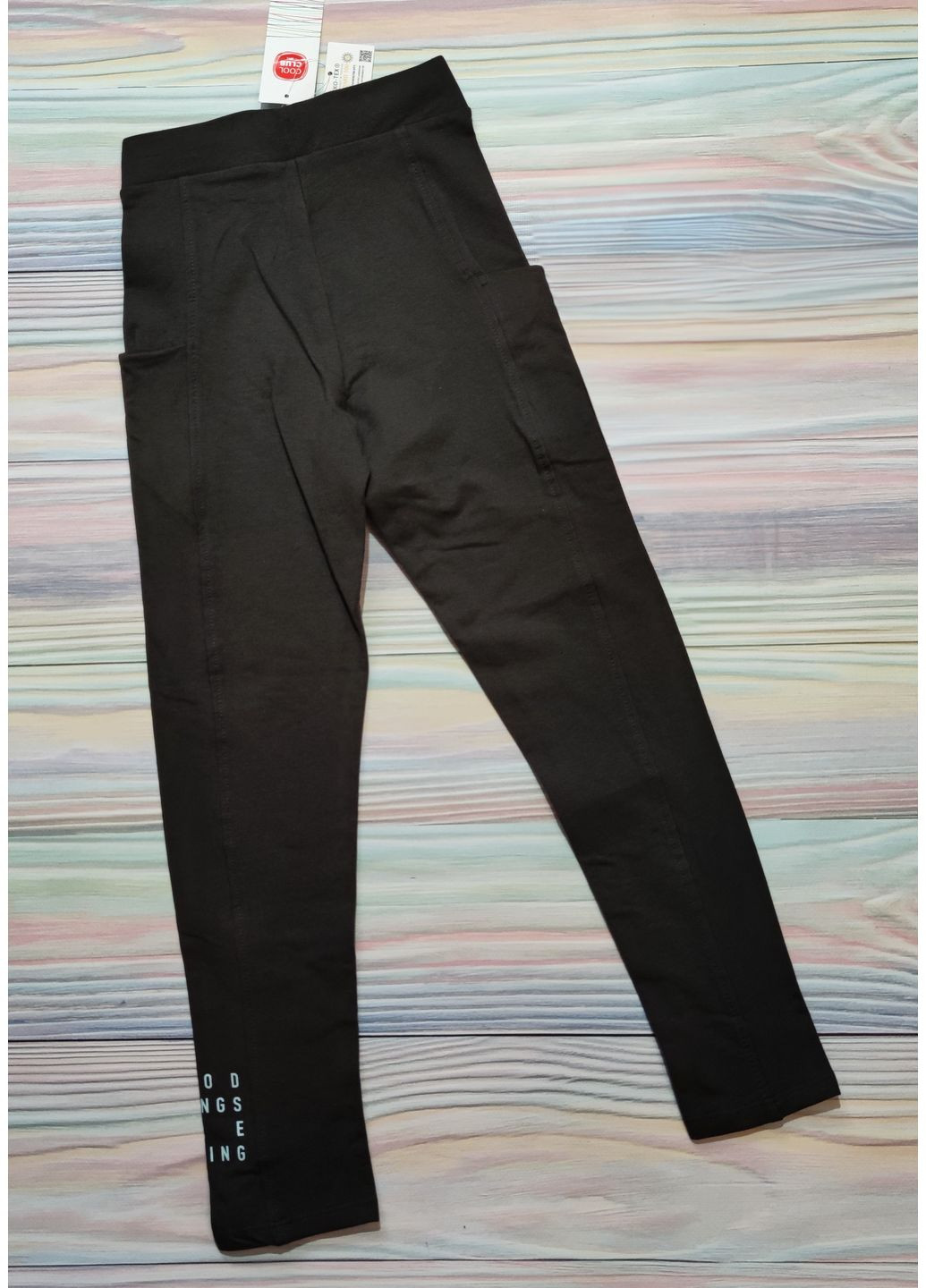 Детские лосины для девочки 140 см Черные Cool Club (361443847)