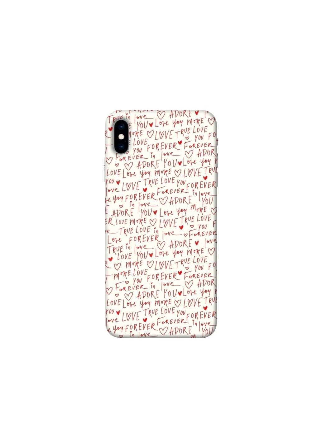 Чохол на Apple iPhone X (5.8") Love aesthetic ver.4 Frontalka (377025327)