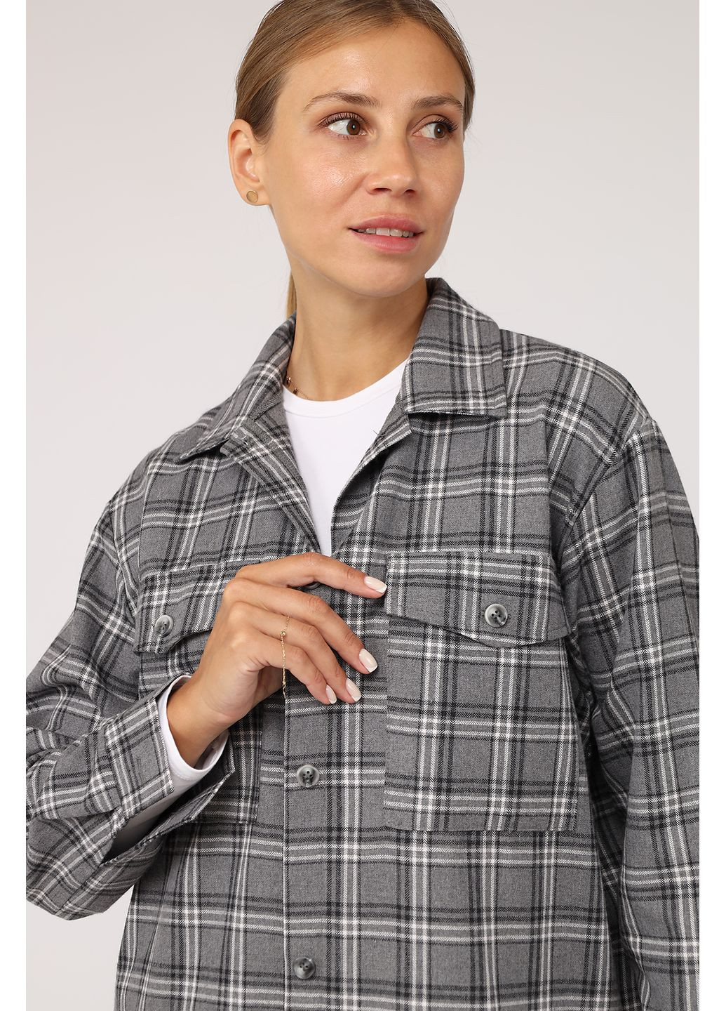 Серая рубашка Yuki