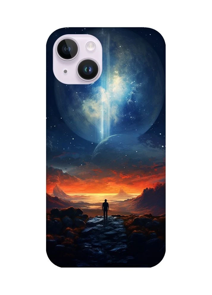 Магнитный чехол на iPhone 15 с поддержкой MagSafe:: Космос (принт 247) Creative (360682874)