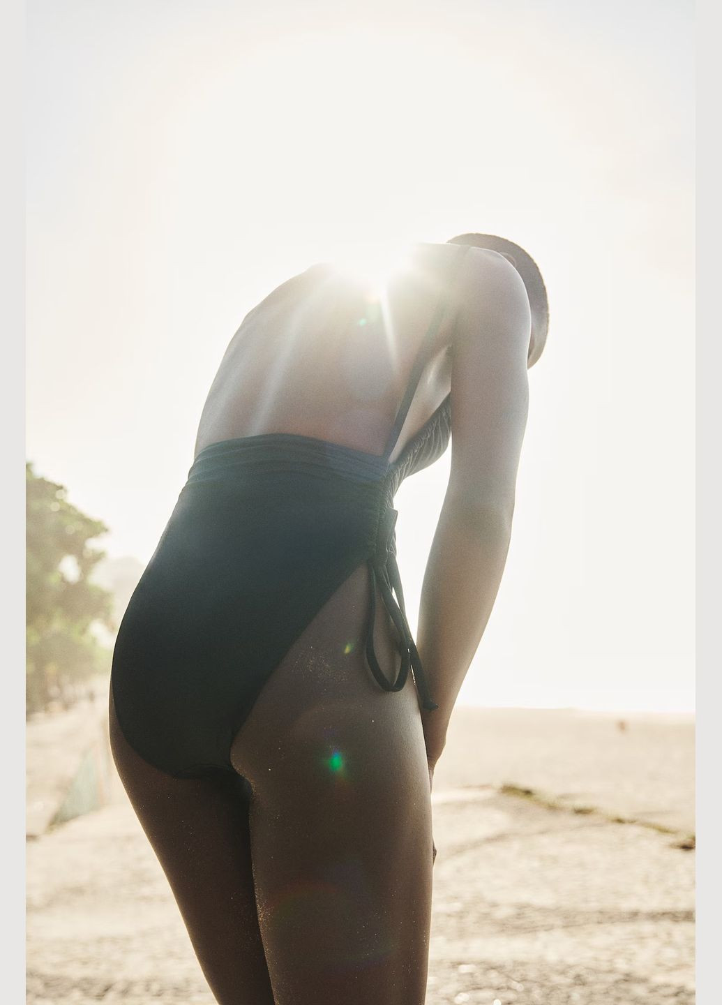 Чорний літній купальник H&M