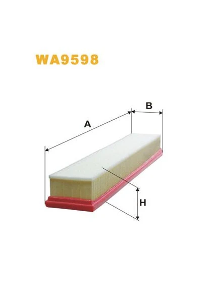 Воздушный фильтр для автомобиля WIX Filters WA9598 (400269369)