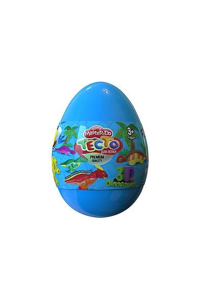 Тесто для лепки "MasterDo: Яйцо Динозавра" TMD-08U Голубой Danko Toys (292708017)