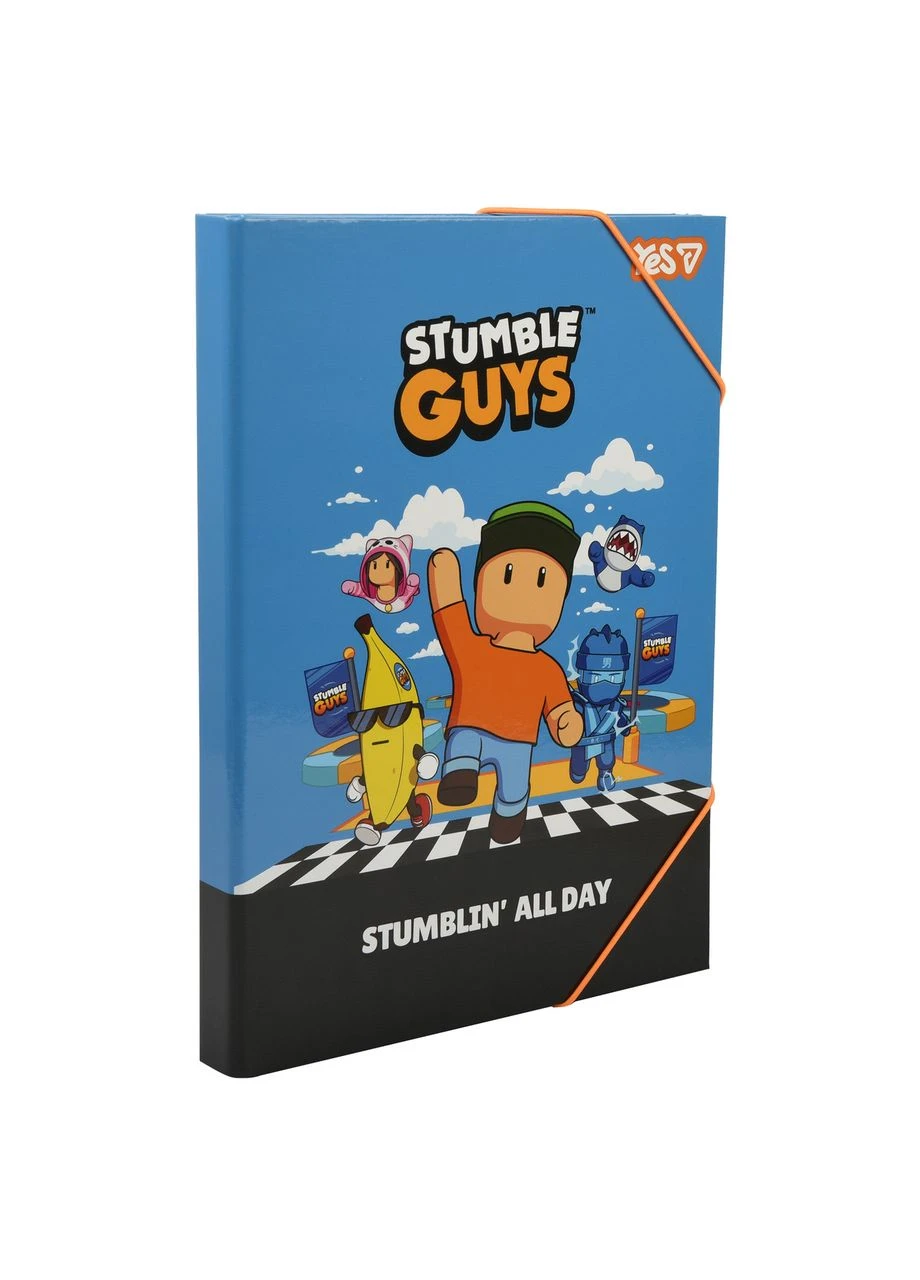 Папка для труда картон на резинке А4 " " /500253/ Stumble Guys (1/20) Yes (391722890)