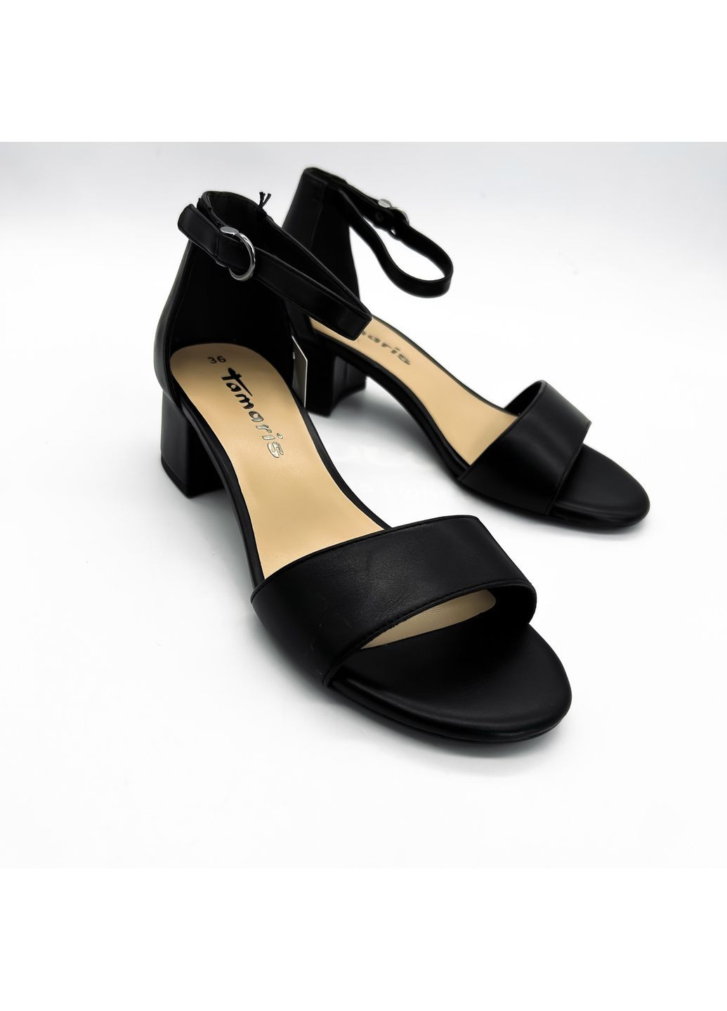 Черные босоножки (р) экокожа 0-1-1-1-28295-20-020 Tamaris