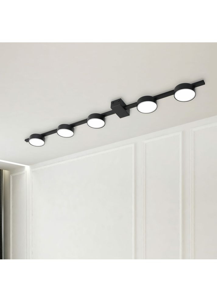 Потолочный светильник, люстра 326270 Joy GX53 5x10W IP20 Черный (095419) Goldlux (361312483)