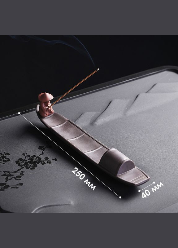 Подставка держатель для благовоний JC2022091900002 Рыбак на лодке керамическая 1шт Lesko (335365929)