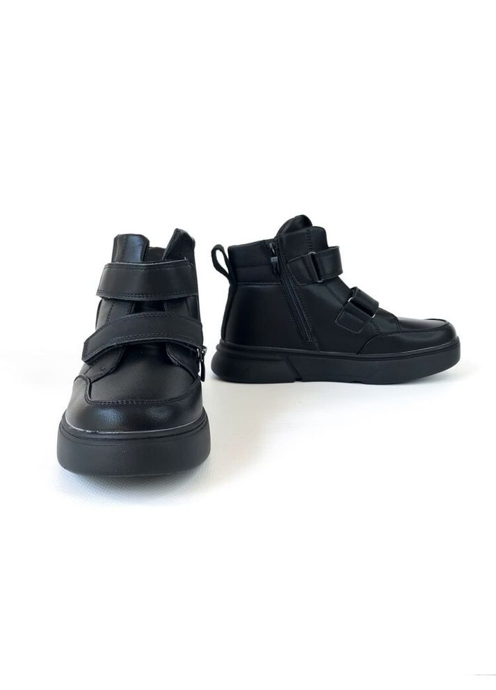 Черные демисезонные ботинки 35 г 22 см черный артикул д115 Tom.M
