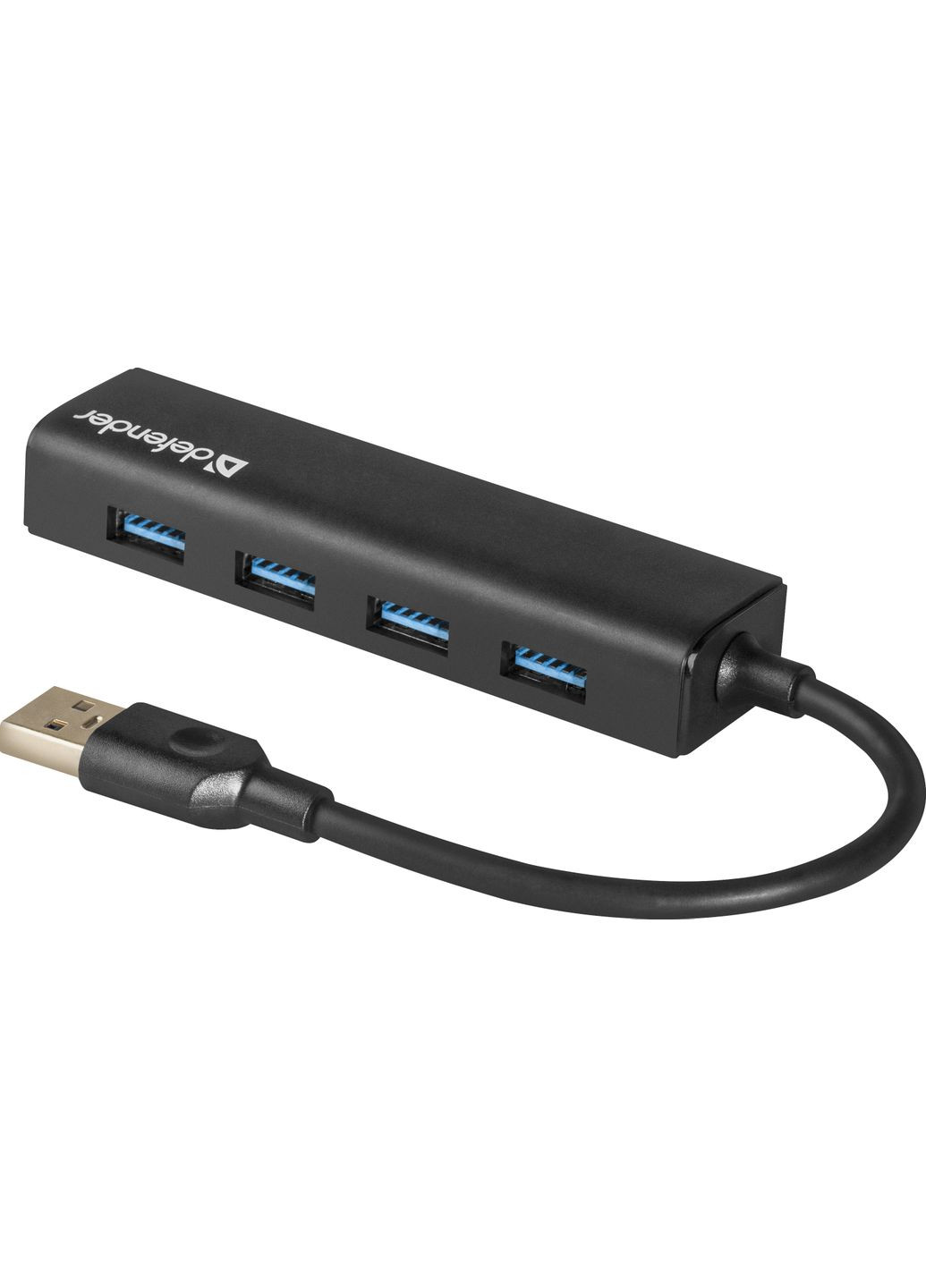 Хаб USB 3.0 -> 4xUSB 3.0 Black Defender (315502700)