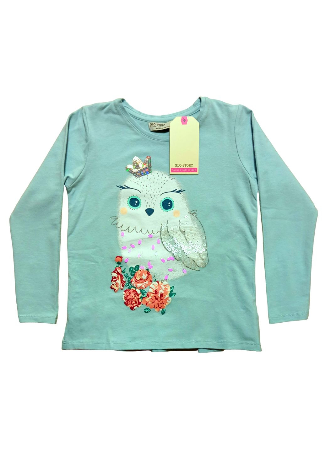 Реглан, лонгслив для девочки Glo-Story (314765113)