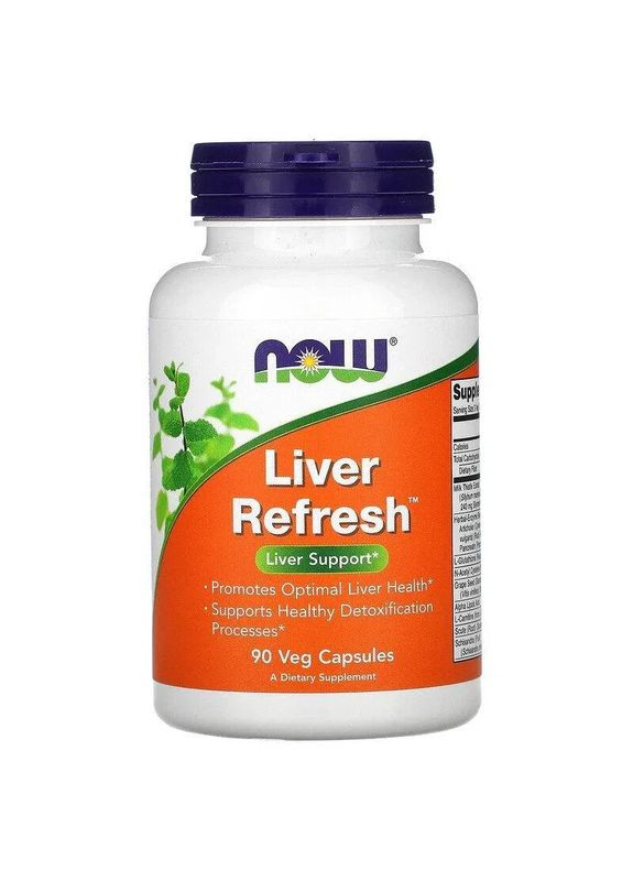 Пищевая добавка Liver Refresh 90 капсул Now Foods (361114029)