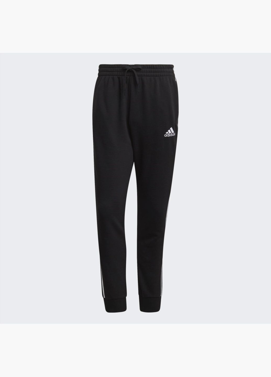 Штани чоловічі Essentials Cuff 3-Stripes Black GK8831 adidas (332609878)