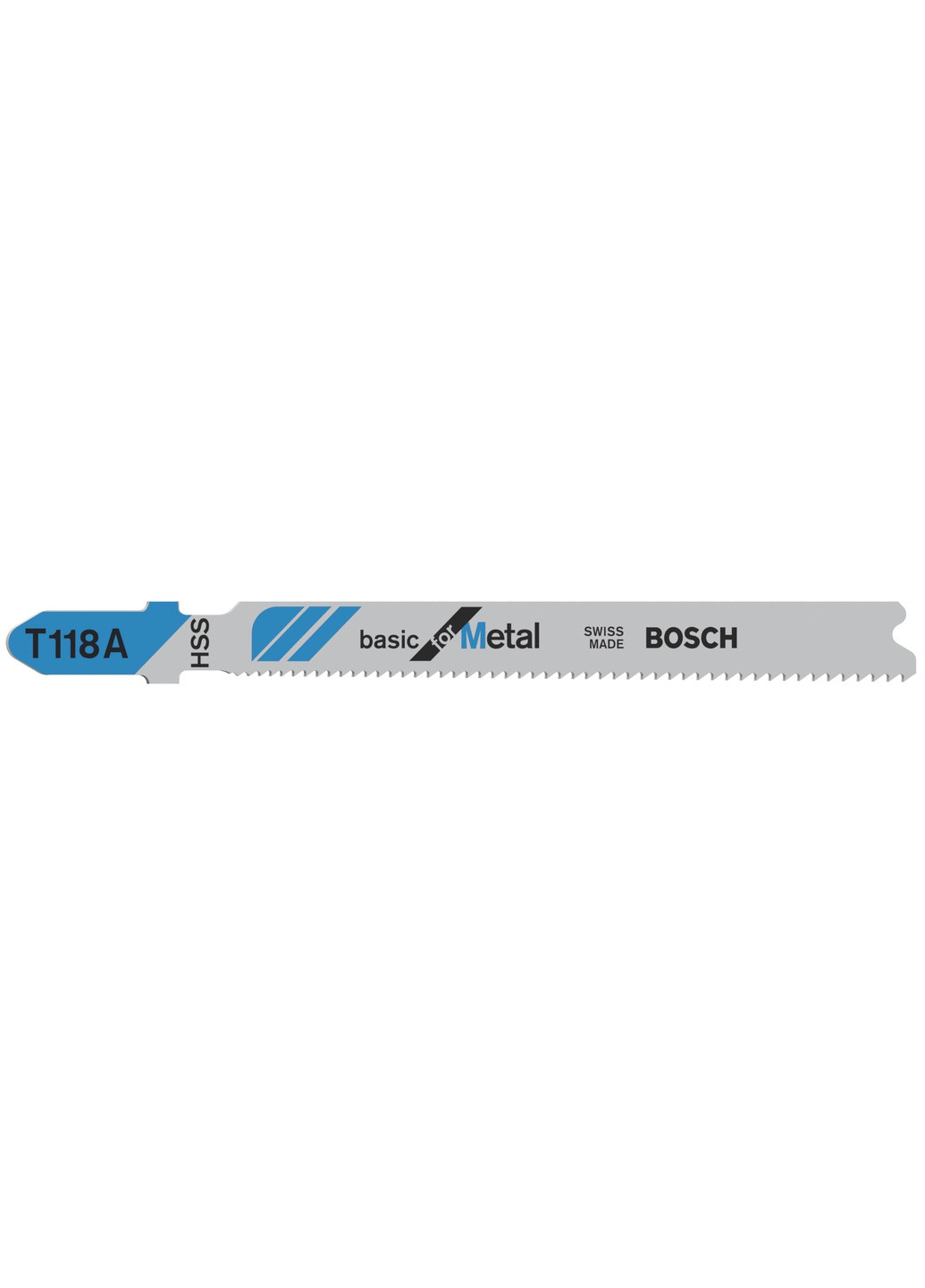 Пильное полотно HSS (T118А, 92 мм, 1шт) для лобзика по металлу (20640) Bosch (290253658)