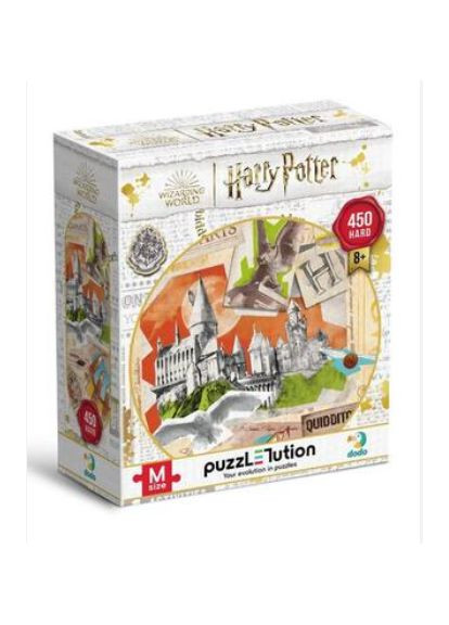 Класичні пазли Гаррі Поттер Школа Гоґвортс та поле для Квідичу Пазл 450 елементів Easy-M Classic puzzles Пазл Harry Potter Dodo (315035375)