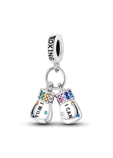 Серебряный шарм "Боксерские перчатки" No Brand (331166474)