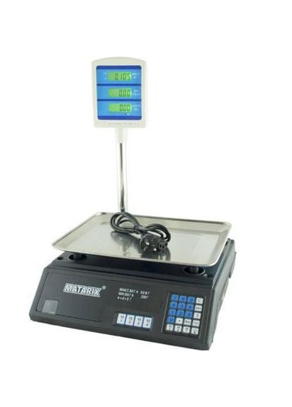 Ваги товарні + 50 кг D100 (1756374613) MATARIX MX-411 (330579045)