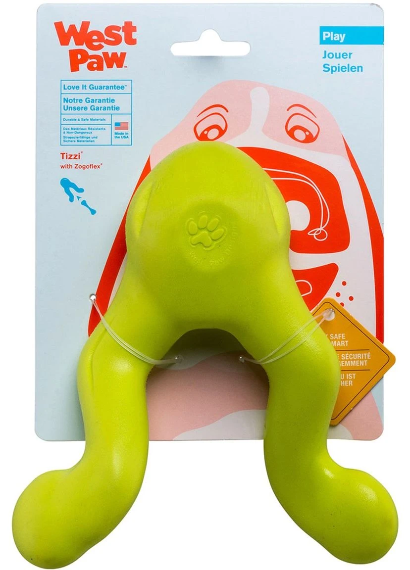 Игрушка для собак Tizzi Large Green ZG061GRN 18 см (747473732457) West Paw (380982783)