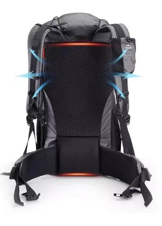 Рюкзак туристичний Rock NH20BB113 40+5 л Black (6927595765401) Naturehike (391738950)