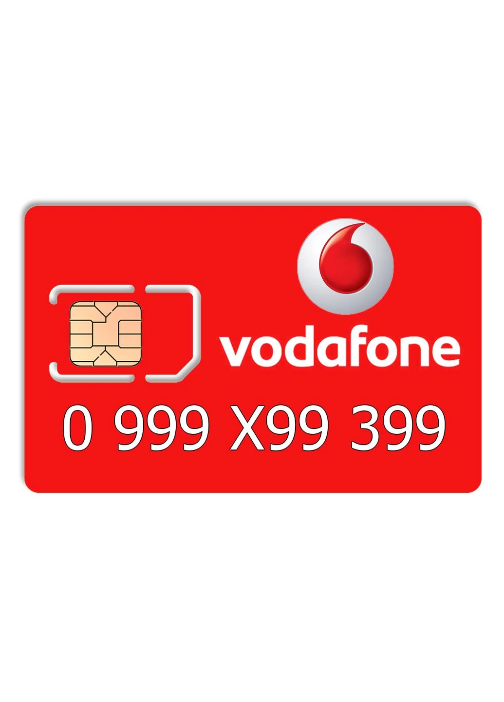 Красивый номер 0 999 Χ99 399 Vodafone (296648919)
