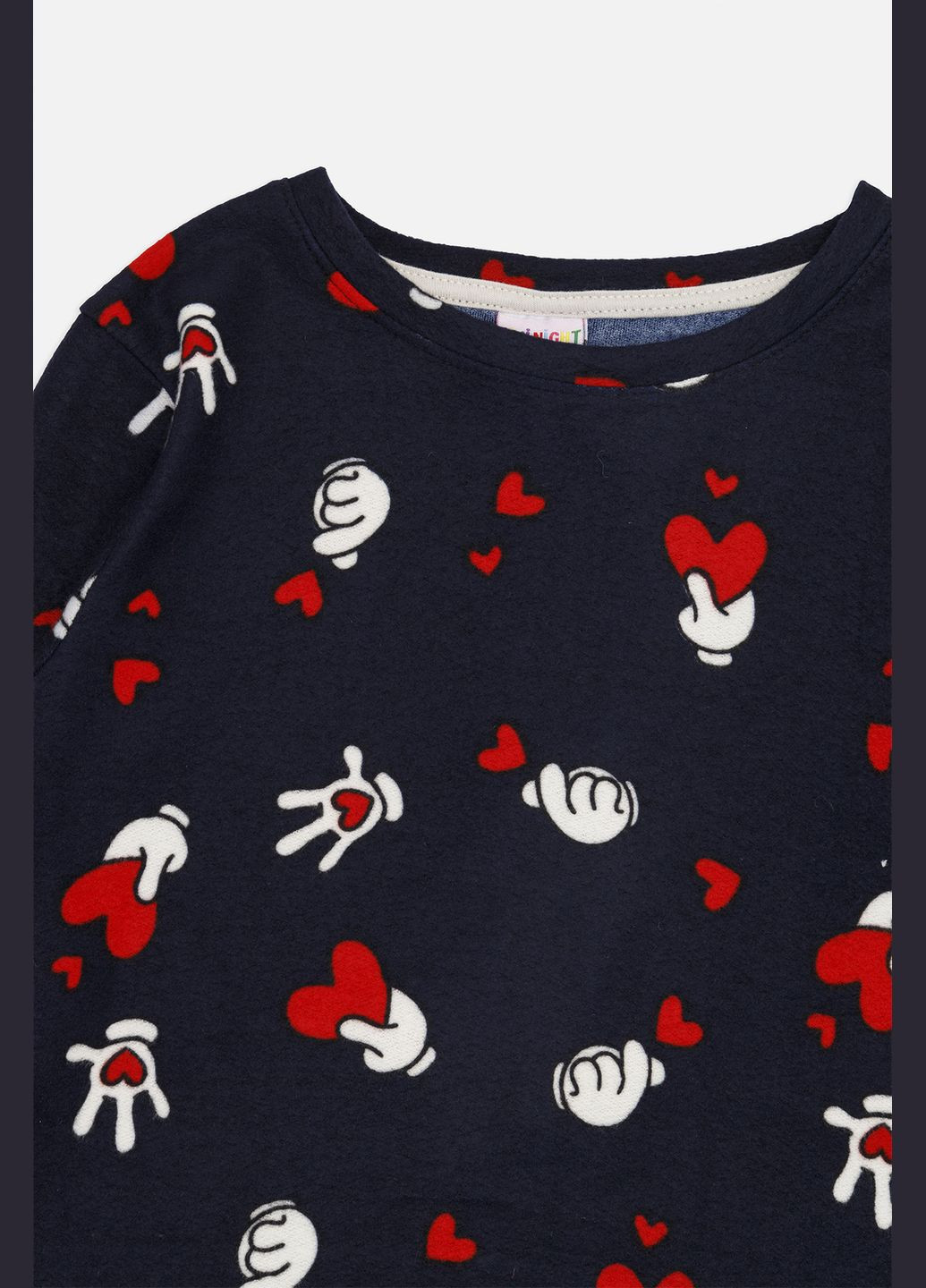 Темно-синяя зимняя пижама для девочки цвет темно-синий cb-00258252 MINI NIGHT