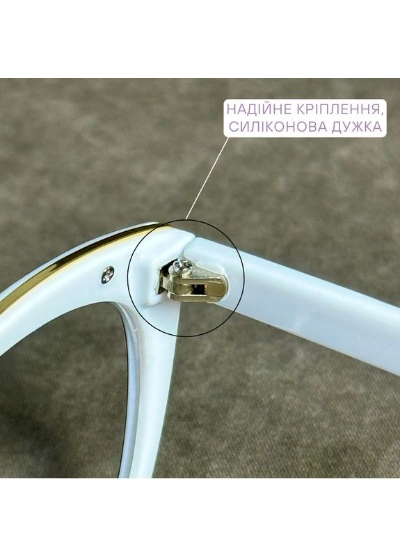 Жіночі окуляри для зору «Котяче око» з комбінованою оправою. Код: 725 С2 -5.25 No Brand (365830866)