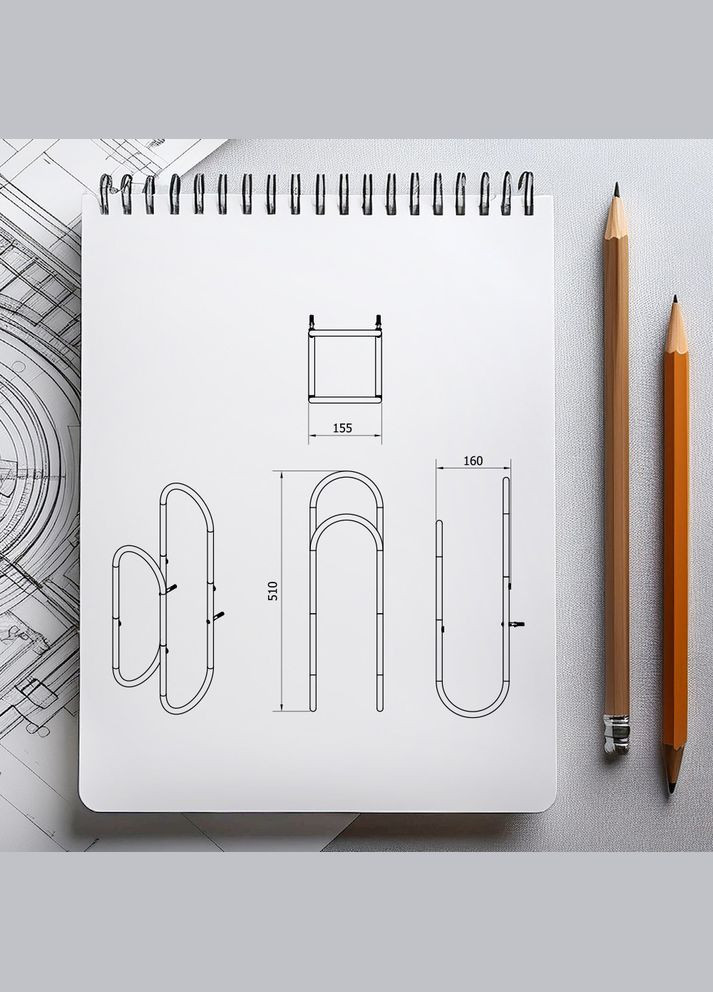 Полиця для рушників чорна, AWD02051887 AWD Interior (316089257)